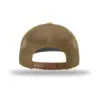Richardson Trucker Cap, Amber Gold, back view