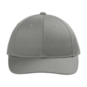 Port Authority Snapback Cap, Gusty Grey, front view