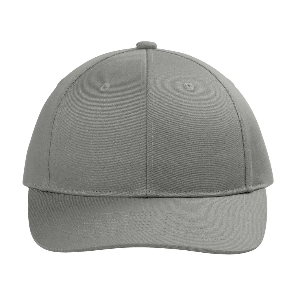Port Authority Snapback Cap, Gusty Grey, front view