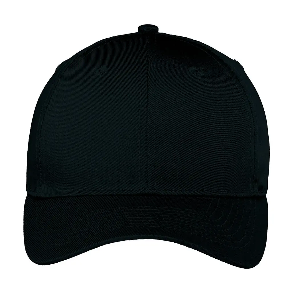 Port Authority Easy Care Cap, Black, front view
