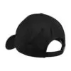 Port Authority Fine Twill Cap, Black, back view