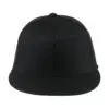 Port Authority Flexfit 210 Flat Bill Cap, Black, front view