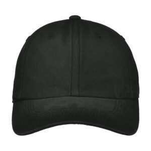 Port Authority Spray Wash Cap, Black, front view