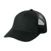 Port Authority Adjustable Mesh Back Cap, Black, side view