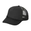 Port Authority 5-Panel Snapback Cap, Black, side view