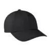 Port Authority Ripstop Cap, Black, side view