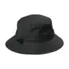Port Authority Outdoor UV Bucket Hat, Black, back view
