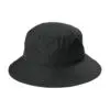 Port Authority Outdoor UV Bucket Hat, Black, front view