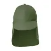 Port Authority Outdoor UV Sun Shade Cap, Olive Leaf, front view