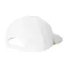 Port Authority Snapback Five-Panel Rope Cap, White/ Athletic Gold, back view