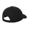 Port Authority Washed Twill Cap, Black, back view