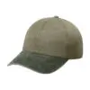 Port Authority Two-Tone Pigment-Dyed Cap, Khaki/ Hunter, side view