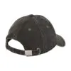 Port Authority Women's Garment-Washed Cap, Black, back view