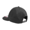 New Era Flat Bill Snapback Cap, Charcoal, back view