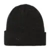 New Era Speckled Beanie, Black/ Graphite, back view