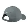 Nike Unstructured Cotton/Poly Twill Cap, Dark Grey, back view
