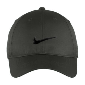 Nike Dri-FIT Swoosh Performance Cap, Black, front view
