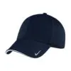 Nike Dri-FIT Stretch Mesh Sandwich Bill Cap, Navy/ White, side view