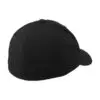Sport-Tek Flexfit Performance Solid Cap, Black, back view