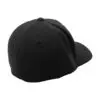 Sport-Tek Flexfit Cool & Dry Poly Block Mesh Cap, Black, back view