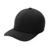 Sport-Tek Flexfit Cool & Dry Poly Block Mesh Cap, Black, side view