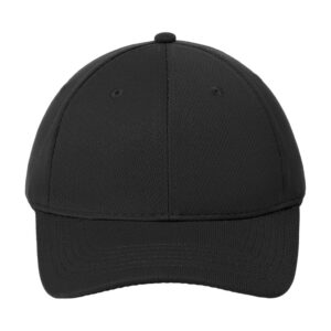 Sport-Tek PosiCharge RacerMesh Cap, Black, front view