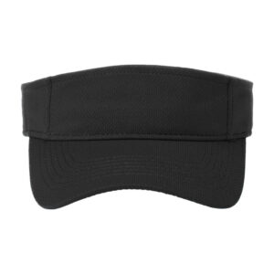 Sport-Tek PosiCharge RacerMesh Visor, Black, front view