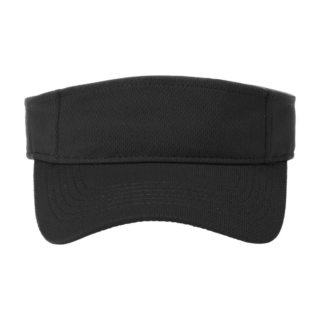 Sport-Tek PosiCharge RacerMesh Visor, Black, front view