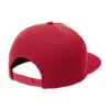 Sport-Tek YP Classics Premium 5-Panel Snapback Cap, Deep Red, back view