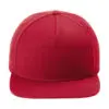 Sport-Tek YP Classics Premium 5-Panel Snapback Cap, Deep Red, front view