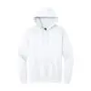 Gildan Heavy Blend Hooded Sweatshirt, White, front view