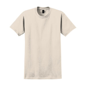Gildan Ultra Cotton 100% US Cotton T-Shirt, Natural, front view