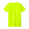Gildan Performance T-Shirt, Safety Green, back view