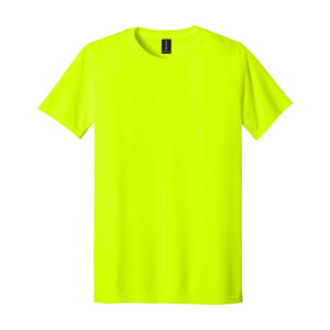 Gildan Performance T-Shirt, Safety Green, front view