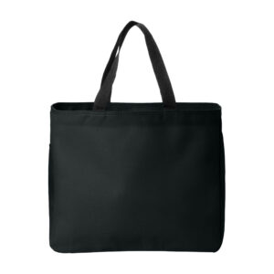 Port Authority Essential Tote, Black, front view