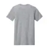 BELLA+CANVAS Unisex Heather CVC Short Sleeve Tee, Athletic Heather, back view