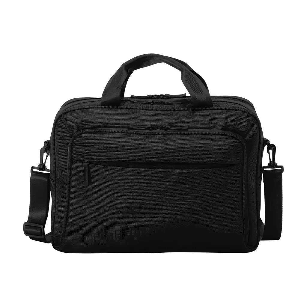 Port Authority Exec Briefcase, Black, front view