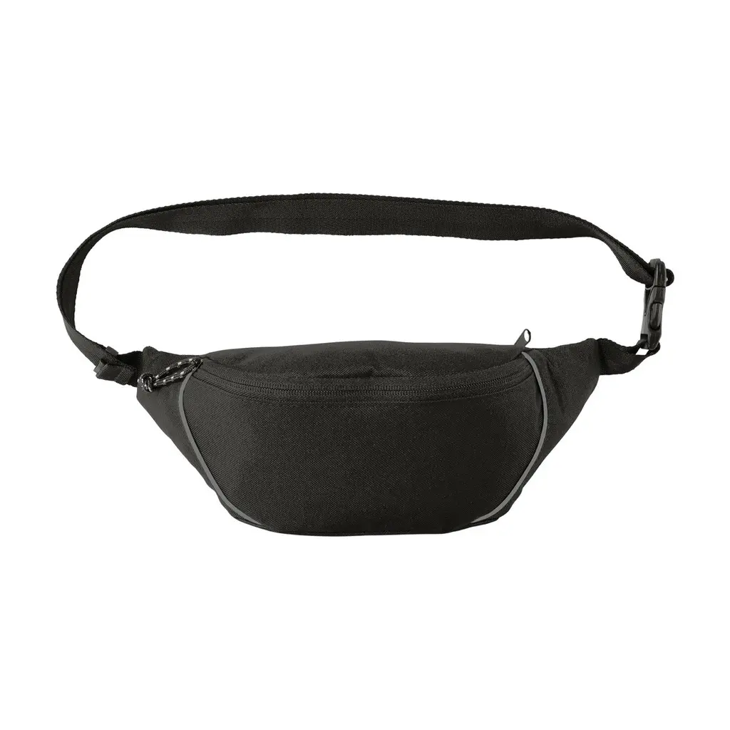 Port Authority Hip Pack, Black, front view