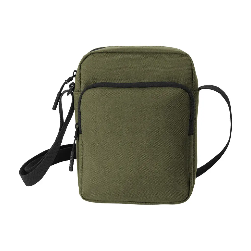 Port Authority Upright Crossbody Bag, Olive Green, front view
