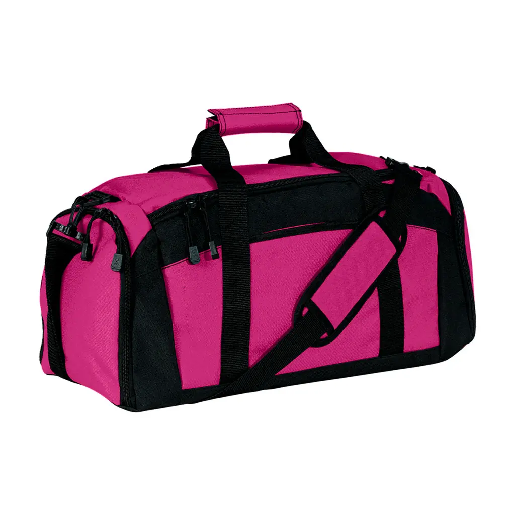 Port Authority Gym Bag, Tropical Pink, front view