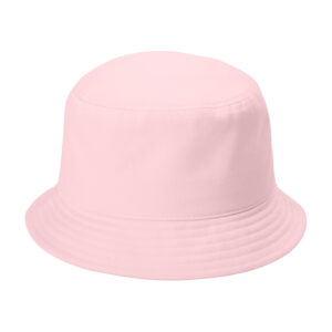 Port Authority Twill Short Brim Bucket Hat, Cloud Pink, front view