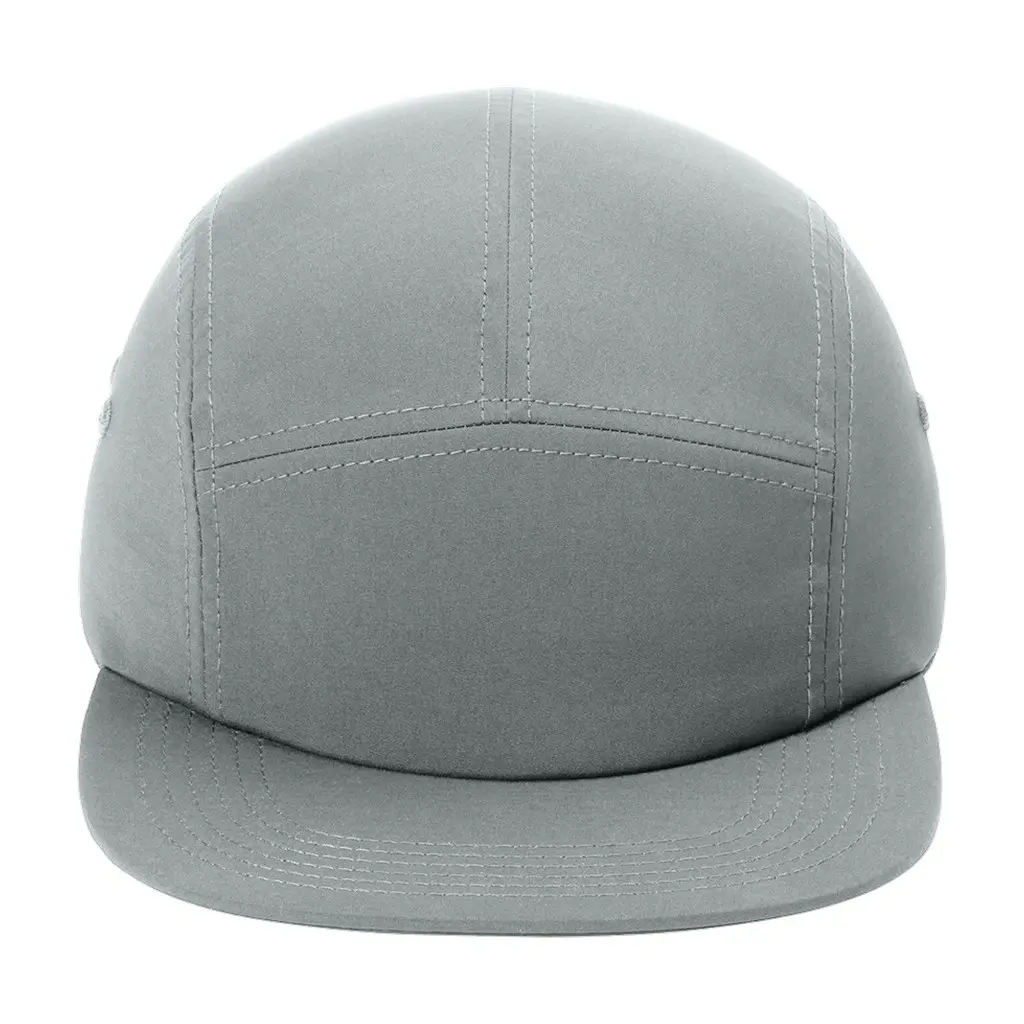 Port Authority Poly Camper Cap, Deep Smoke, front view
