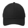 Port Authority Six-Panel Twill Cap, Black, front view
