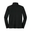Eddie Bauer Full-Zip Microfleece Jacket, Black, back view