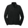 Eddie Bauer Full-Zip Microfleece Jacket, Black, front view