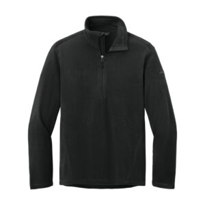 Eddie Bauer 1/2-Zip Microfleece Jacket, Black, front view