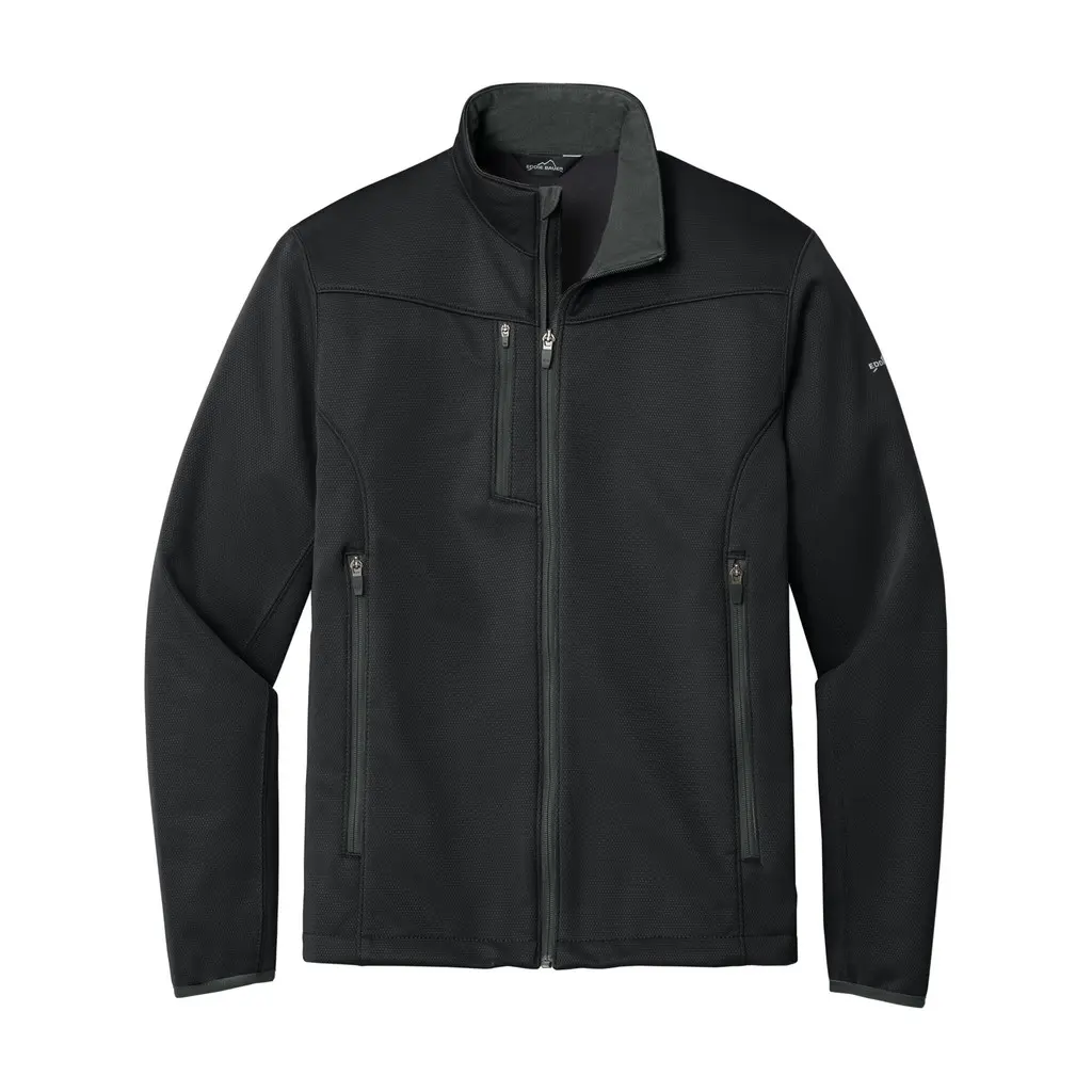 Eddie Bauer Weather-Resist Soft Shell Jacket, Black, front view