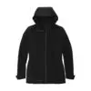 Eddie Bauer Women's WeatherEdge 3-in-1 Jacket, Black/ Storm Grey, front view