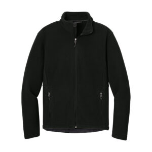 Port Authority Value Fleece Jacket, Black, front view