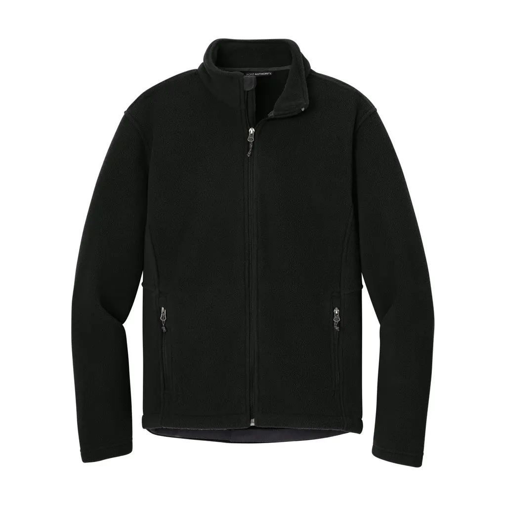 Port Authority Value Fleece Jacket, Black, front view